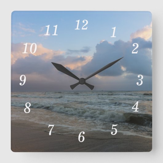 Hoor de Waves wandklok (Voorkant)