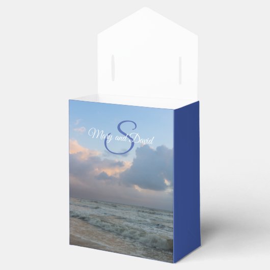 Hoor de Waves Wedding Bedankdoosjes (Geopend)