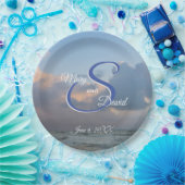 Hoor de Waves Wedding Papieren Bordje (Feest)