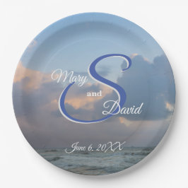 Hoor de Waves Wedding Papieren Bordje