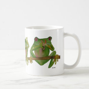 Hoor eens! Zie je! Spreek! Koffiemok