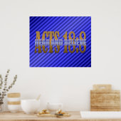 Hoor en geloof poster (Keuken)