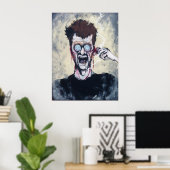 "HOOR GEEN EVIL" POSTER (Thuiskantoor)