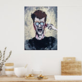 "HOOR GEEN EVIL" POSTER (Keuken)