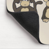 Hoor geen Kwaad apen - Nieuw Muismat (Hoek)