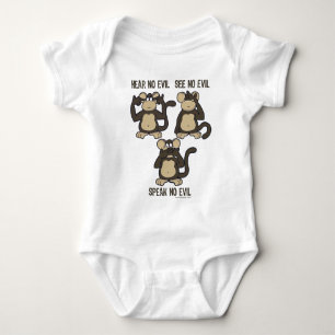 Hoor geen Kwaad apen - Nieuw Romper
