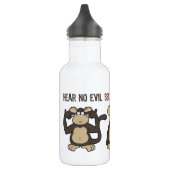 Hoor geen Kwaad apen - Nieuw Waterfles (Links)