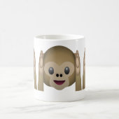 Hoor geen Kwaad Monkey Emoji Koffiemok (Center)