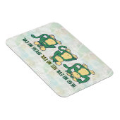 Hoor geen Kwaad Monkeys Greens Magneet (Rechterzijde)