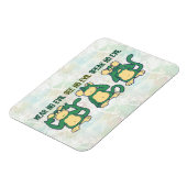 Hoor geen Kwaad Monkeys Greens Magneet (Linkerzijde)