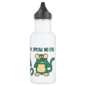 Hoor geen Kwaad Monkeys Greens Waterfles (Rechts)