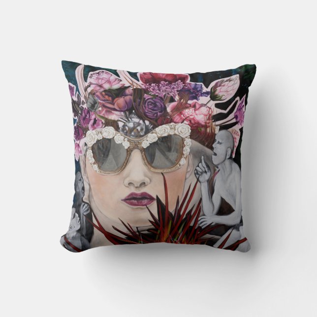 Hoor geen Kwaadbord Kussen (Voorkant)