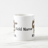 Hoor Geen Kwaadwillige apen - personaliseer Koffiemok (Center)