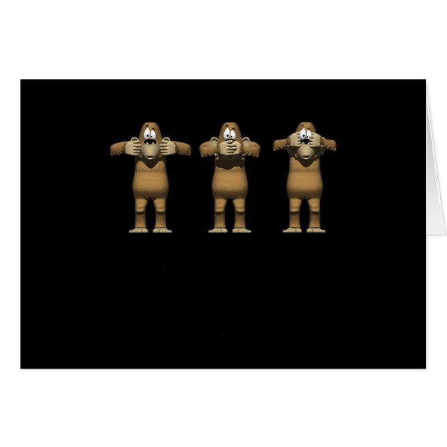 Hoor geen zwarte apen (Voorkant Horizontaal)