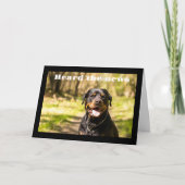 **HOOR HET IS EEN SPECIALE DAG** VROLIJKE VERJAARD KAART (Voorkant)