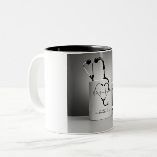 Hoor het Koffieklopje met deze Mok (Voorkant links)