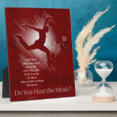 Hoor Je De Muziek? Plaquette Fotoplaat (Zijkant)