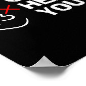 Hoor je gebarentaal doof poster (Hoek)