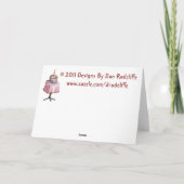 Hoor je! Gelukkige verjaardag Kaart (Achterkant)