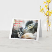 HOOR JE HEBT EEN NEWBORN-CUTE DUCKLING KAART (Gele Bloem)