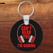 Hoor je in gaming hoofdtelefoon sleutelhanger (Voorkant)