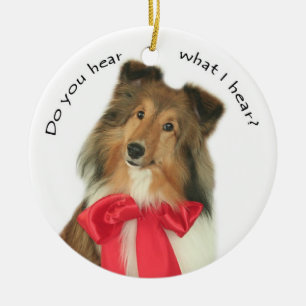 Hoor je? keramisch ornament