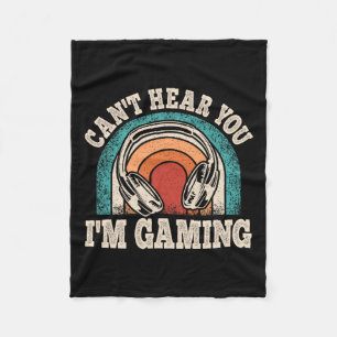 Hoor Je Me Grappige Video Game Retro Game  Fleece Deken