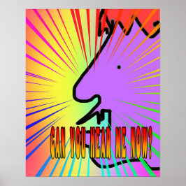 Hoor je me Poster? Poster