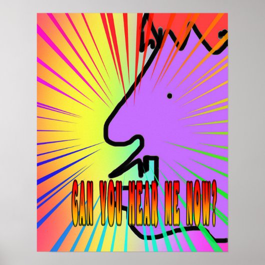 Hoor je me Poster? Poster (Voorkant)