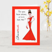 "Hoor je Sirens, of ben ik het?" Kaart (Gele Bloem)