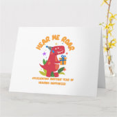 Hoor me brullen Cochleair implantaat hoor verjaard Kaart (Gele Bloem)