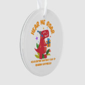 Hoor me brullen Cochleair implantaat hoor verjaard Ornament (voorkant)