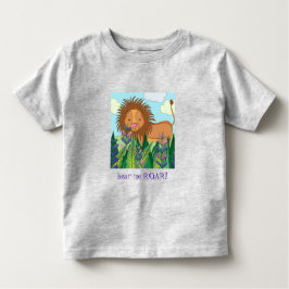 Hoor me brullen! Schattigee kleurrijke leeuw Kinder Shirts