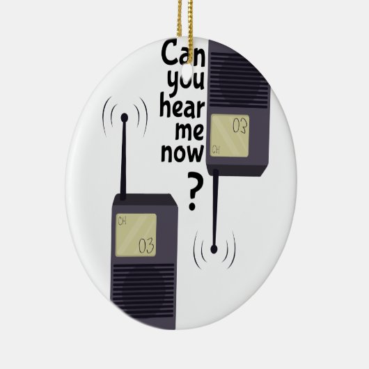 Hoor me keramisch ornament (Rechts)