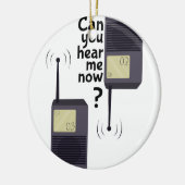 Hoor me keramisch ornament (Links)