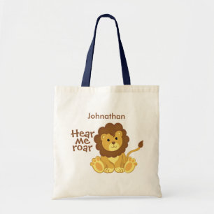 Hoor me Roar Lion Persoonlijke Canvas tas