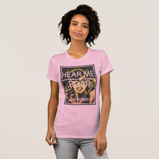 Hoor me Roar T-shirt (Voorkant volledig)