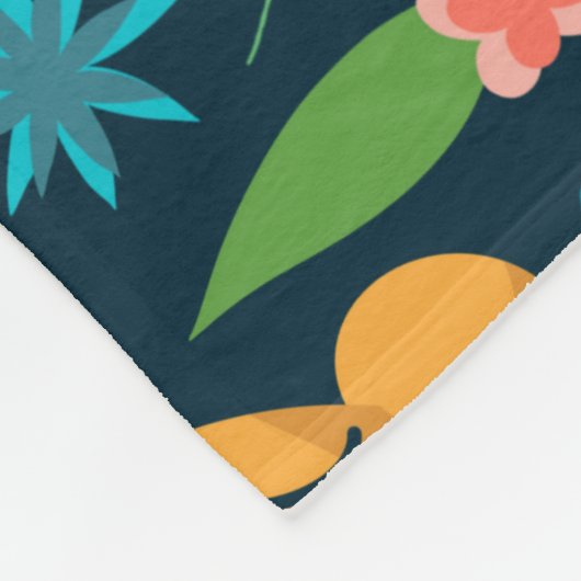 Hoor me Roar Tiger Oerwoud Gepersonaliseerd Fleece Deken (Hoek)