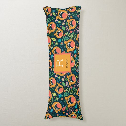 Hoor me Roar Tiger Oerwoud Gepersonaliseerd Lichaamskussen (Voorkant Verticaal)