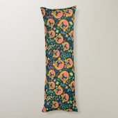 Hoor me Roar Tiger Oerwoud Gepersonaliseerd Lichaamskussen (Achterkant (Verticaal))