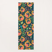 Hoor me Roar Tiger Oerwoud Gepersonaliseerd Yogamat (Achterkant)