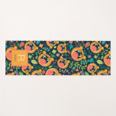 Hoor me Roar Tiger Oerwoud Gepersonaliseerd Yogamat (Voorkant (horizontaal))