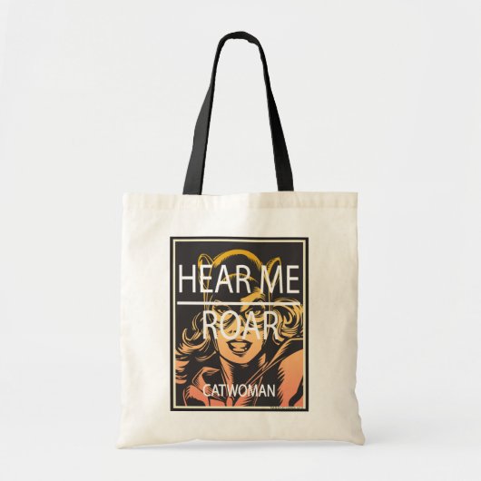 Hoor me Roar Tote Bag (Voorkant)
