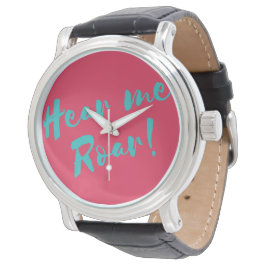 Hoor me roertekst horloge