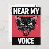 Hoor Mijn Briefkaart van de Stem (Voorkant / Achterkant)