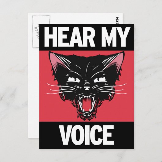 Hoor Mijn Briefkaart van de Stem (Voorkant / Achterkant)