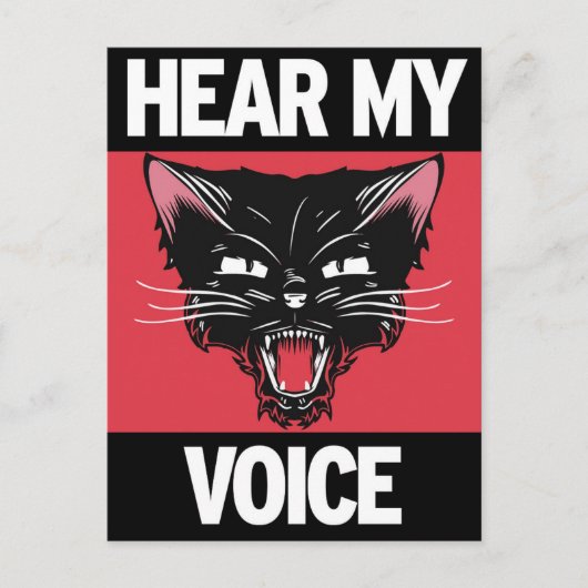 Hoor Mijn Briefkaart van de Stem (Voorkant)