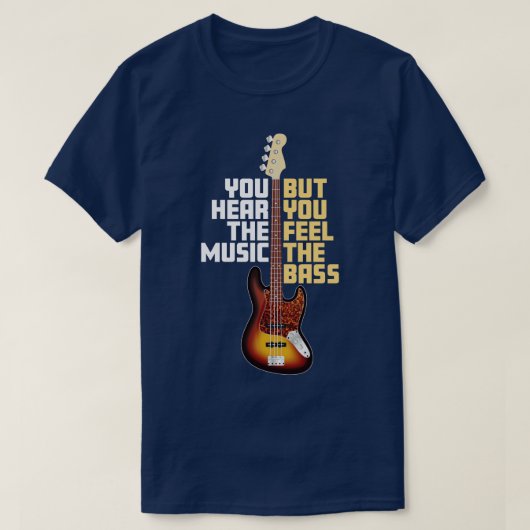 Hoor Muziek Voel de Bas 2 T-shirt (Design voorkant)