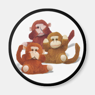 Hoor nee...spreek nee...zie geen kwaad magneet