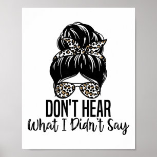 Hoor Niet Wat Ik Niet Zei, Mentale Gezondheid Auti Poster